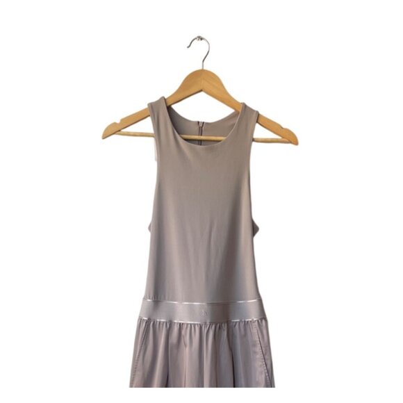 Victoria's Secret Lux Glossy Sport Wide Leg Jumpsuit Size M NWT VSX Brown Mocha - Picture 5 of 14